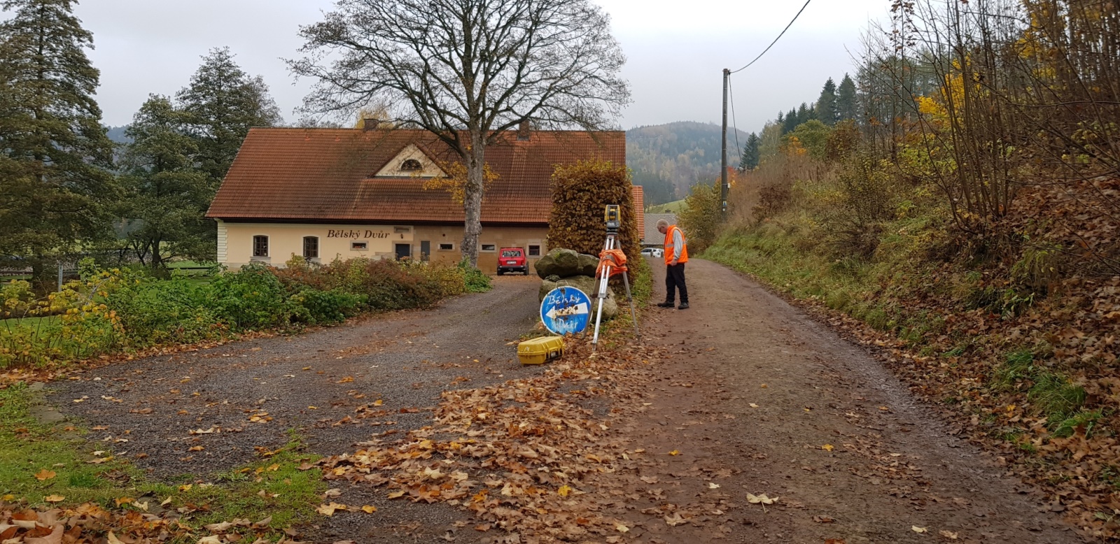 Bělý - změna obvodu budovy